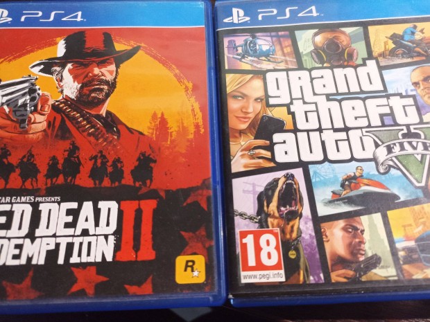 Ps4 - GTA V , Red Dead Redemption II jtk