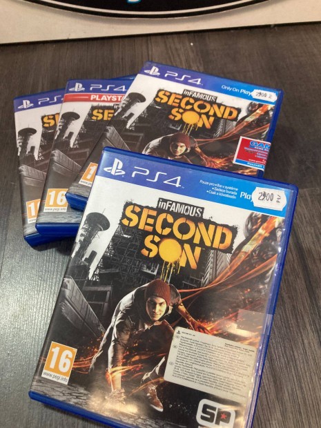 Ps4 ,infamous: Second Son: 2900.-/db-Eger