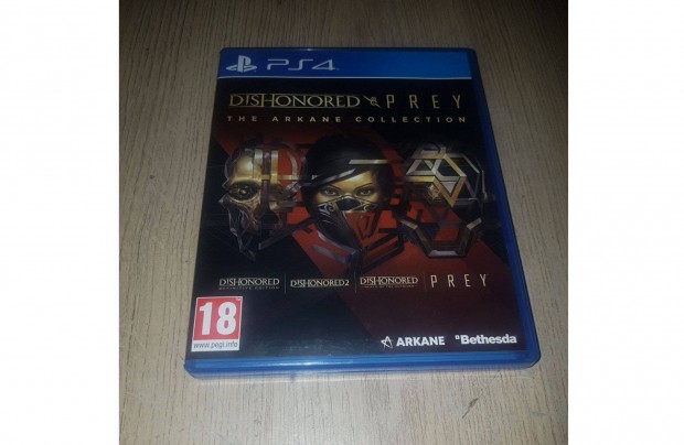 Ps4 dishonored and prey the arkane collection jtk elad