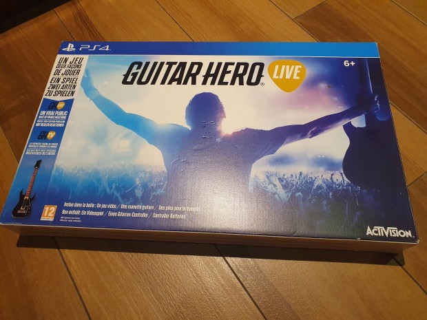 Ps4 guitar hero live szett j llapotban playstation konzol gitr