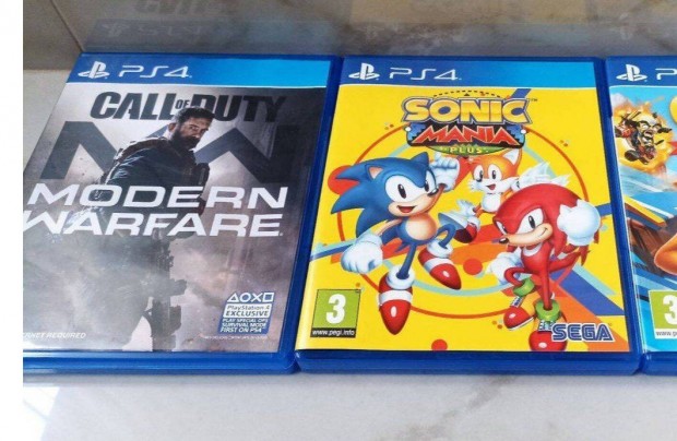 Ps4 játék - Cod Modern Warfare - Sonic Mania
