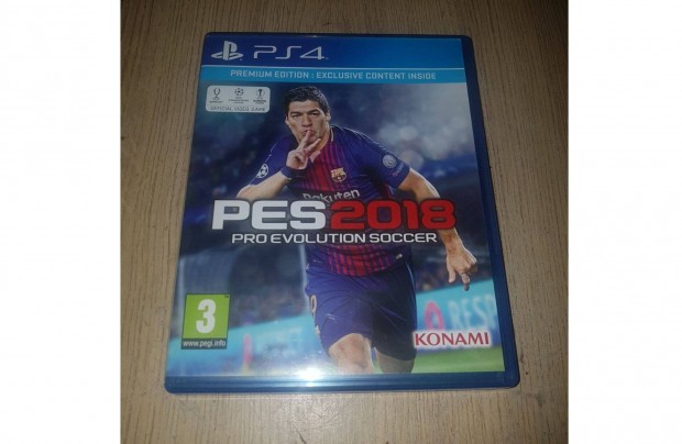 Ps4 pes 2018 elad