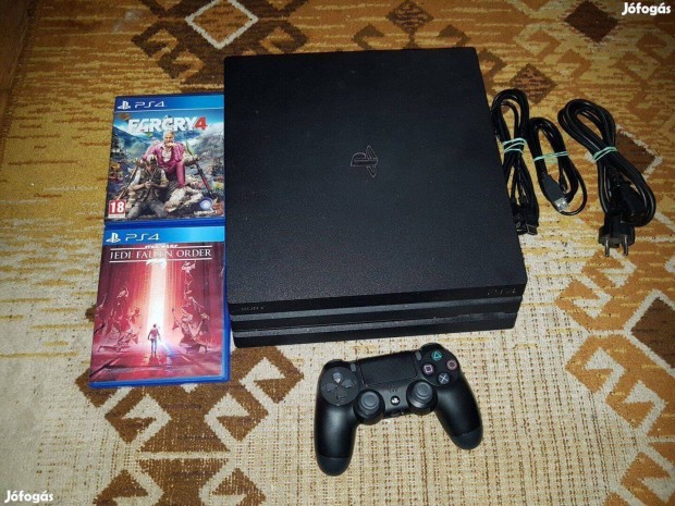 Ps4 pro 1-tb 2-db jtkkal elad