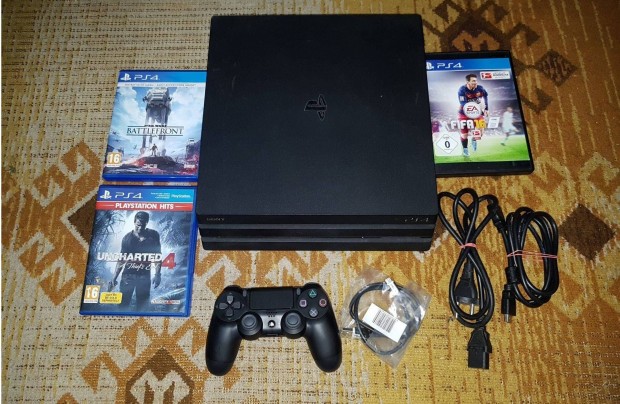 Ps4 pro 1tb 3 darab jtkkal elad