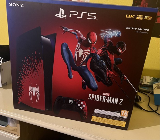 Ps5 Playstation 5 Spiderman Limitlt, 3 v garancival