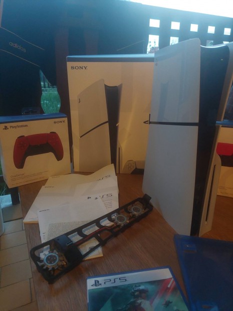 Ps5 Ps 5 Slim lemezes 3 kontroller játékok Playstation 5 ingyen futár