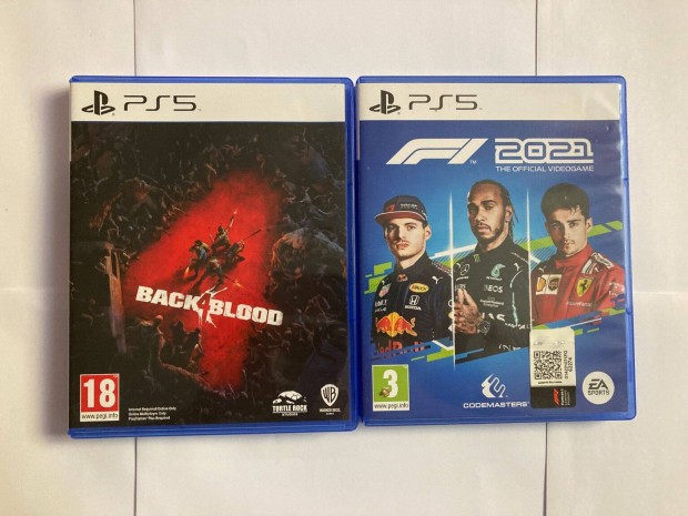 Ps5 játékok Playstation 5 játékok (Back for Blood és F1)