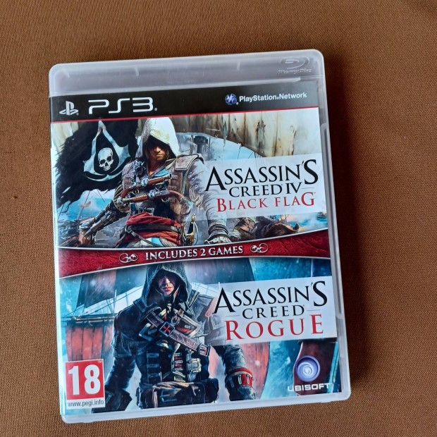 Ps 3 assasins creed black flag + rogue