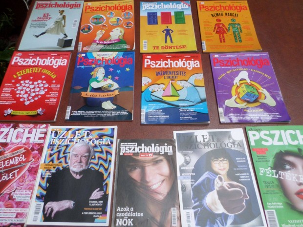Pszichol�gia �js�g magazin �jszer� 13 db