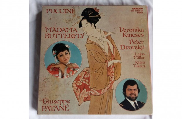 Puccini Madama Butterfly Pillang kisasszony Opera komplett kiads Ve