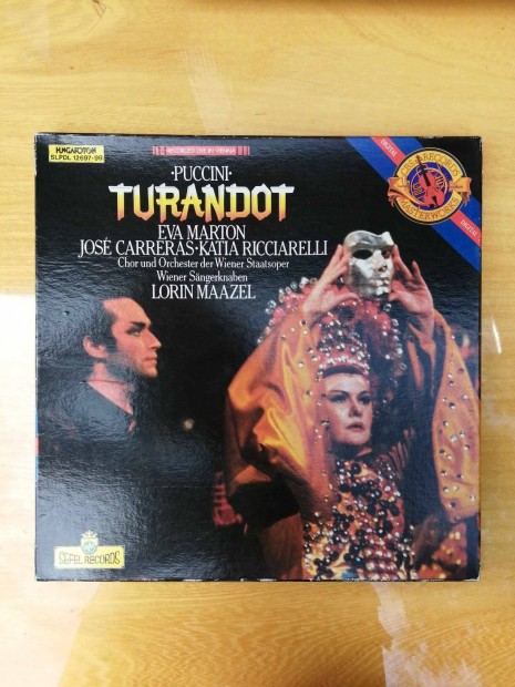 Puccini Turandot hanglemez.