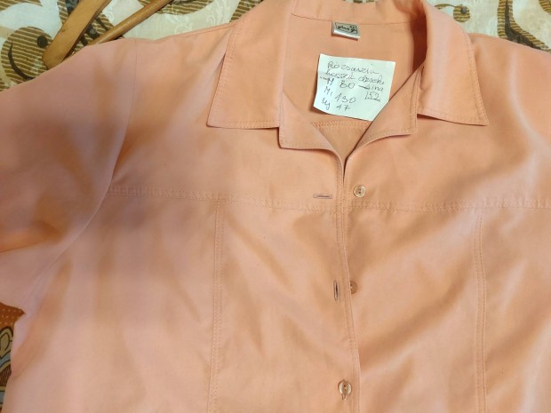 Púder rózsaszínű 52 es vékony kabát