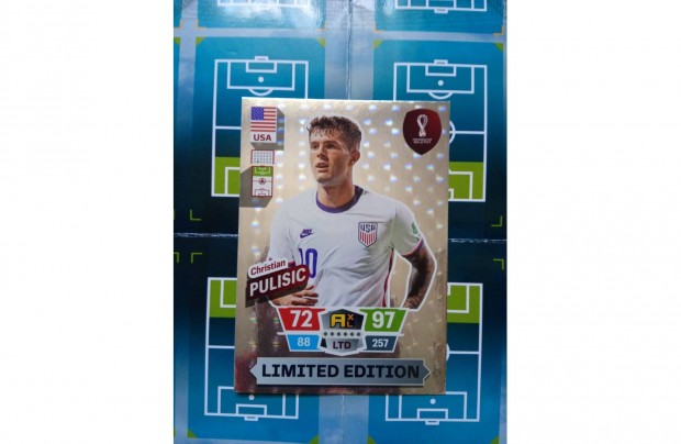 Pulisic (USA) Panini Fifa World Cup 2022 Qatar XXL Limited krtya