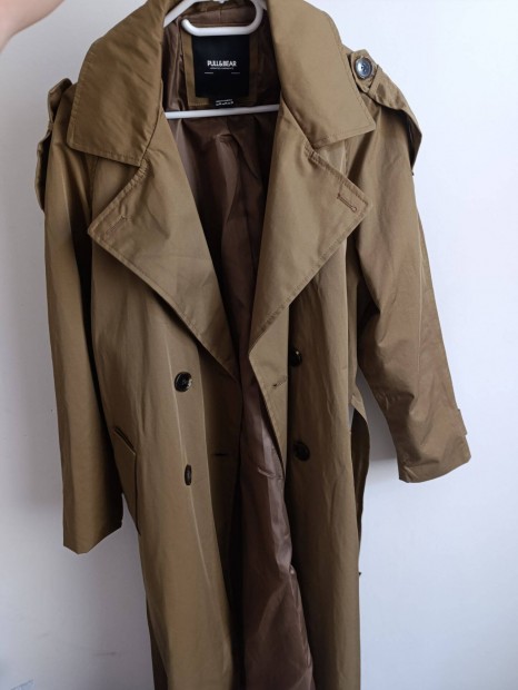 Pull&Bear ballonkabt, trench coat khaki 38 M