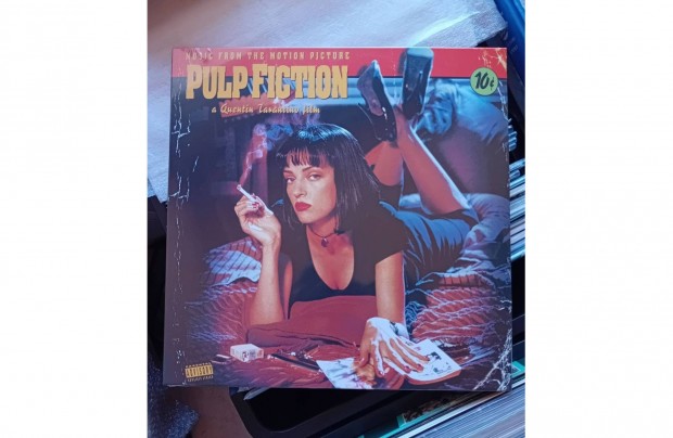 Pulp Fiction -Ponyvaregny Bakelit Lemez LP Bontatlan