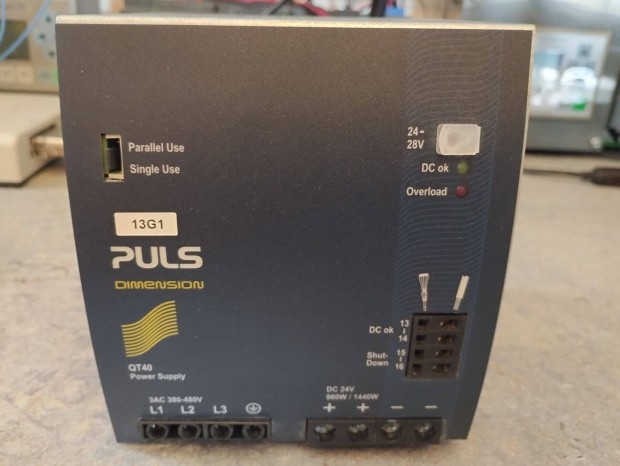 Puls Dimension QT40 3 fazisu 24V/40A tapegyseg