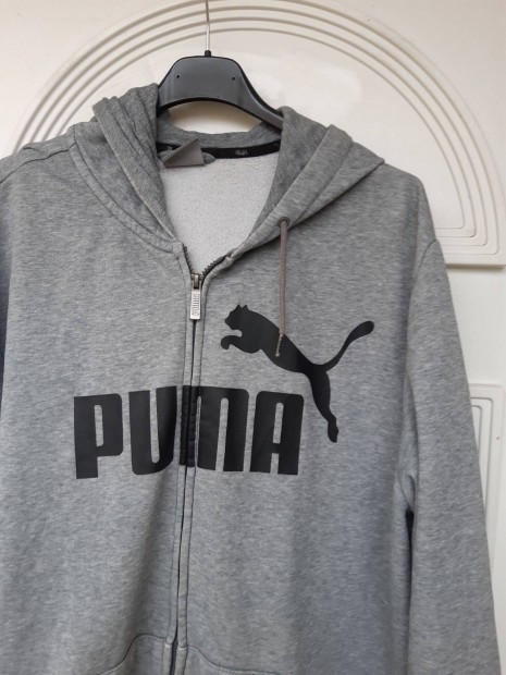 Puma XL-es szrke pamut frfi kardign