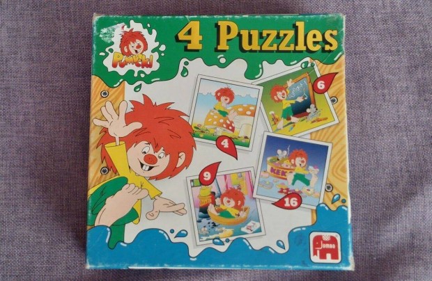 Pumukli 4 puzzle+ ajndk 20 db kirakval