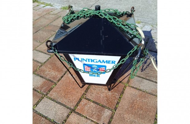 Puntigamer kültéri lámpa eladó