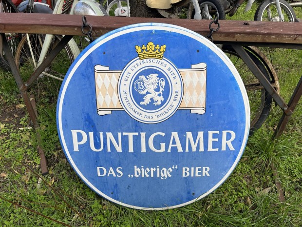 Puntigamer tábla reklám hirdetőtábla dísz