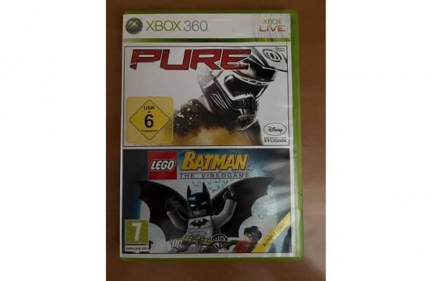 Pure&Lego batman Xbox 360-ra elad!