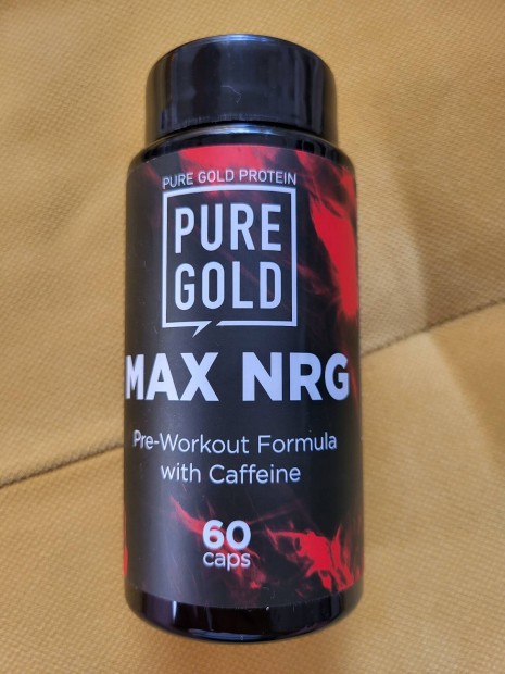 Pure gold max nrg, 60 kapszula, bontatlan 
