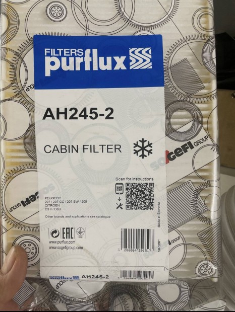 Purflux AH245-2 - Utast�rsz�r�