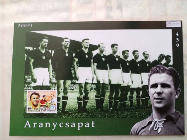 Puskás Ferenc Aranycsapat emlékív ritka db