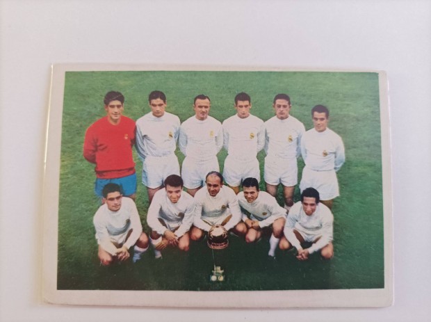 Pusks Ferenc Real Madrid csapat krtya