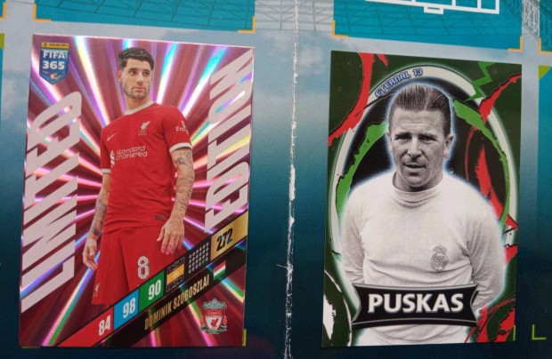 Pusks Ferenc rajongi s Szoboszlai Dominik Fifa 365 Limited krtya