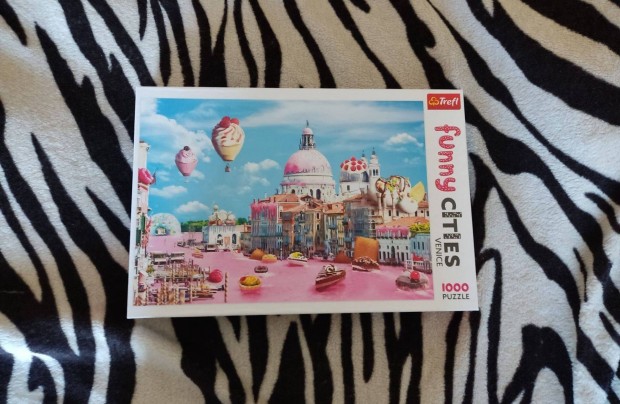 Puzzle 1000 db - Funny Cities