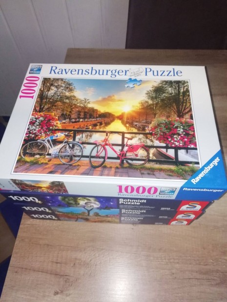 Puzzle 1000 db-os 2 db jszer