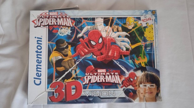 Puzzle 104 db-os Ultimate Spiderman (Clementoni) Pkember