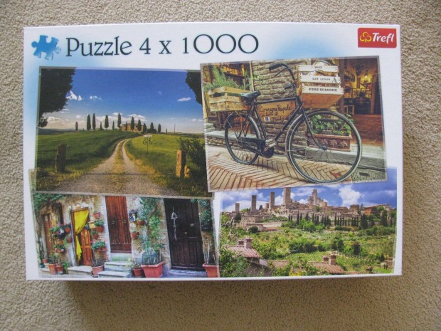 Puzzle 4 x 1000 db kirak