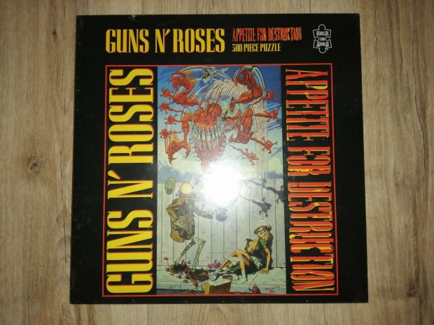 Puzzle Guns n' Roses Appetite for Destruction, 500 darab új, fóliás