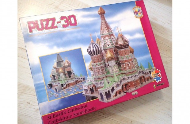 Puzzle Moszkvai Szent Bazil Katedrlis 3D trbeli puzzle