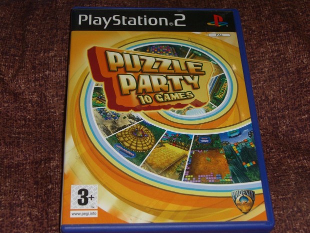 Puzzle Party 10 Games Playstation 2 eredeti lemez ( 4000 Ft )