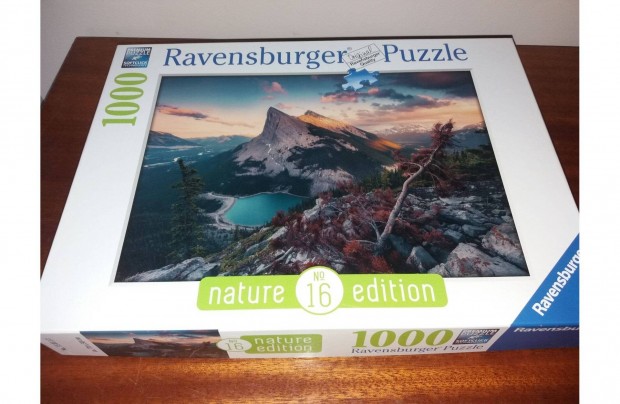 Puzzle Ravensburger 1000 db-os termszet hegy, t, erd, szikla