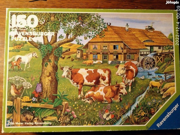 Puzzle Ravensburger 150 db farm llatokkal