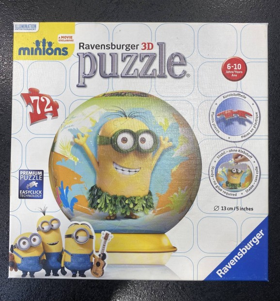 Puzzle  gomb alak 