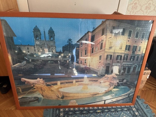 Puzzle kép keretben