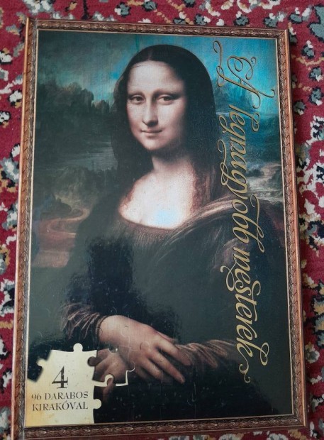 Puzzle kirakó 4X96 -os! 4 oldalon kirakós és a másik oldala leírásos