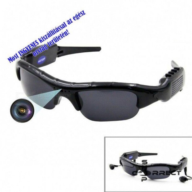 Pyrus Sunglasses sportszemveg beptett kamerval, mp3 lejtszval