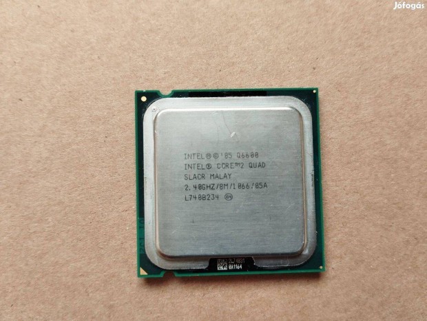 Q6600 CPU - Intel Core 2 Quad - Eredeti Intel CPU - q 6600 4 mag proce