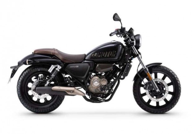 QJMOTOR SRV 125 ABS fekete 2025 motorkerkpr