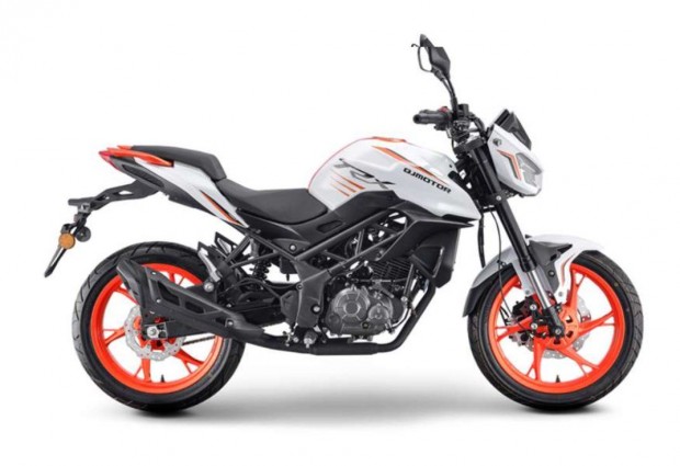 QJMOTOR TRX 125 CBS Motorkerékpár fehér 2025