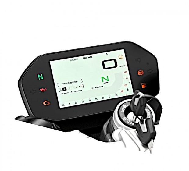 QJ-MOTOR SRK800RR kijelző