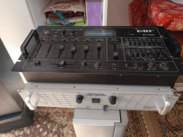 Q-TEK DJ 6500 (retro) 6 csatorns kever elad