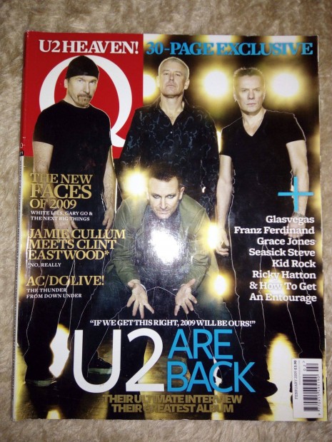 Q brit zenei magazin 2009. februri szma elad (U2)!