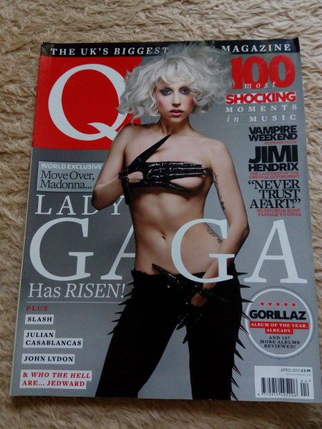 Q brit zenei magazin 2010. prilisi szma elad (Lady Gaga)!